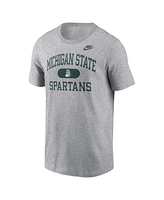 Nike Men's Heather Gray Michigan State Spartans Legacy Alma Mater T-Shirt