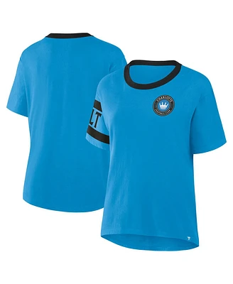 Fanatics Women's Blue Charlotte Fc Defender Pairing Legacy T-Shirt