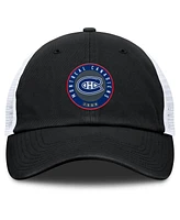 Fanatics Men's Black Montreal Canadiens Averie Trucker Adjustable Hat