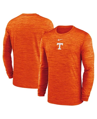 Nike Men's Tennessee Orange Volunteers 2025 Sideline Velocity Performance Long Sleeve T-Shirt