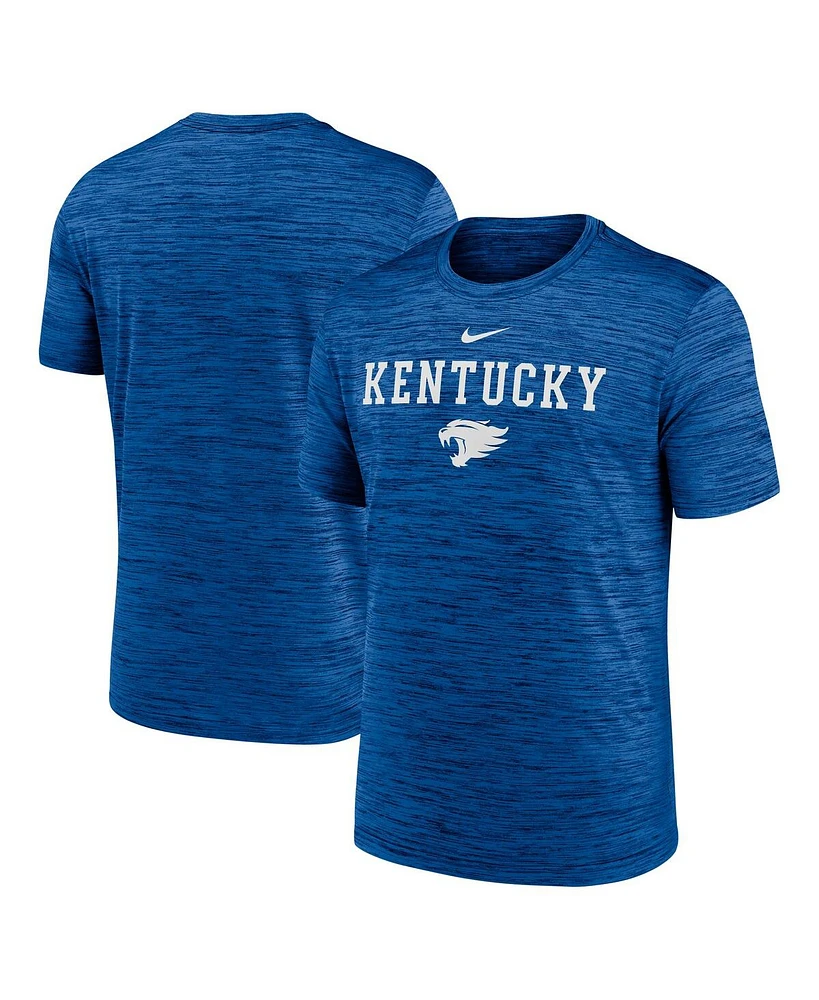 Nike Men's Royal Kentucky Wildcats 2025 Sideline Velocity Performance T-Shirt