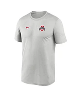 Nike Men's Gray Ohio State Buckeyes 2025 Sideline Small Logo Legend Performance T-Shirt