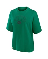 Nike Women's Green New York Jets Glory Arch Boxy T-Shirt