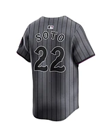 Nike Men's Juan Soto Gray New York Mets City Connect Limited Jersey