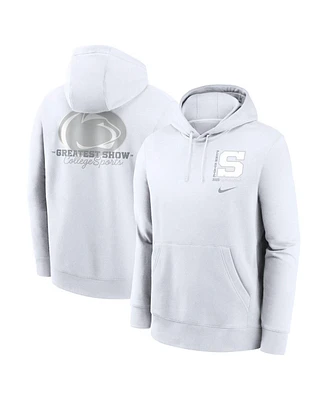 Nike Men's White Penn State Nittany Lions 2025 Out Club Fleece Pullover Hoodie