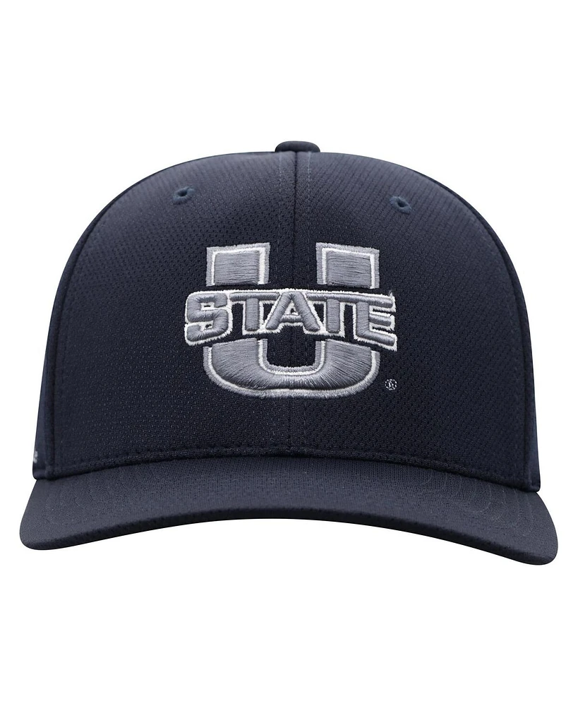 Top of the World Men's True Navy Utah State Aggies Reflex Flex Hat