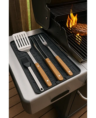 Silicone Utensil Storage Mat for Bbq and Outdoor Cooking