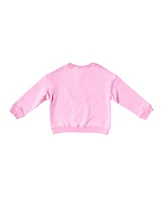 Bits & Bows Girls Lil Sis Cotton Crewneck Sweatshirt