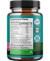 Liver Support + Nac Capsules | Supports Liver Cleanse | N Acetyl Cysteine Silymarin Milk Thistle, Choline Bitartrate & Berberine | 60ct