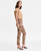 I.n.c. International Concepts Women's Cheetah-Print Skinny Pants, Exclusively at Macy's