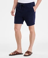 Club Room Men's Solid Terry Cloth Shorts, Exclusively at Macy's