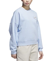 adidas Women's Farmers Market Graphic Relaxed Sweatshirt