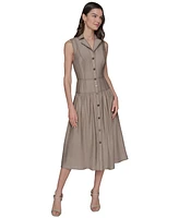 Karl Lagerfeld Paris Women's Sleeveless Tiered Dress