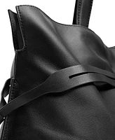 Sam Edelman Poppy Extra Large Leather Drawstring Crossbody