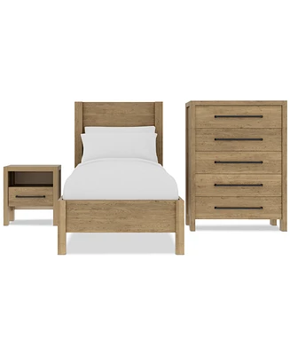 Davie 3-Pc. Twin Set (Panel Bed