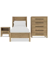 Davie 3-Pc. Twin Set (Panel Bed