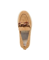 Dolce Vita Women's Ammy Chain Leather Platform Loafers