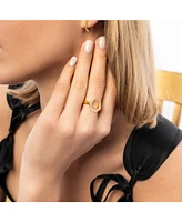 Spero London Sterling Silver Horseshoe Equestrian Ring