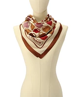 Coach Women's Trompe L'Oeil Bag Print Silk Square Scarf
