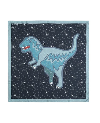 Coach Women's Shooting Star Rexy Print Silk Square Scarf