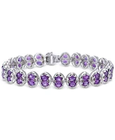 Amethyst Flex Bracelet (11-1/2 ct. t.w.) in Sterling Silver