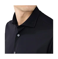Luchiano Visconti Men's Navy Solid shirt