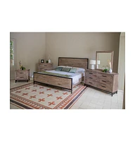2-Drawer Nightstand – Functional Bedside Table with Storage