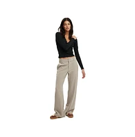 Cotton On Women's Ryan Henley Long Sleeve