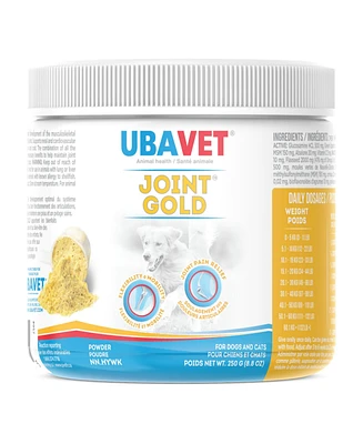Ubavet Joint Gold Joint Care Powder for Dogs & Cats – 8.8 oz (250g)