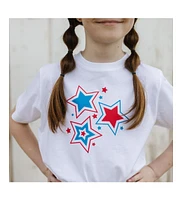 Sweet Wink Baby Girls Patriotic Star Short Sleeve T-Shirt