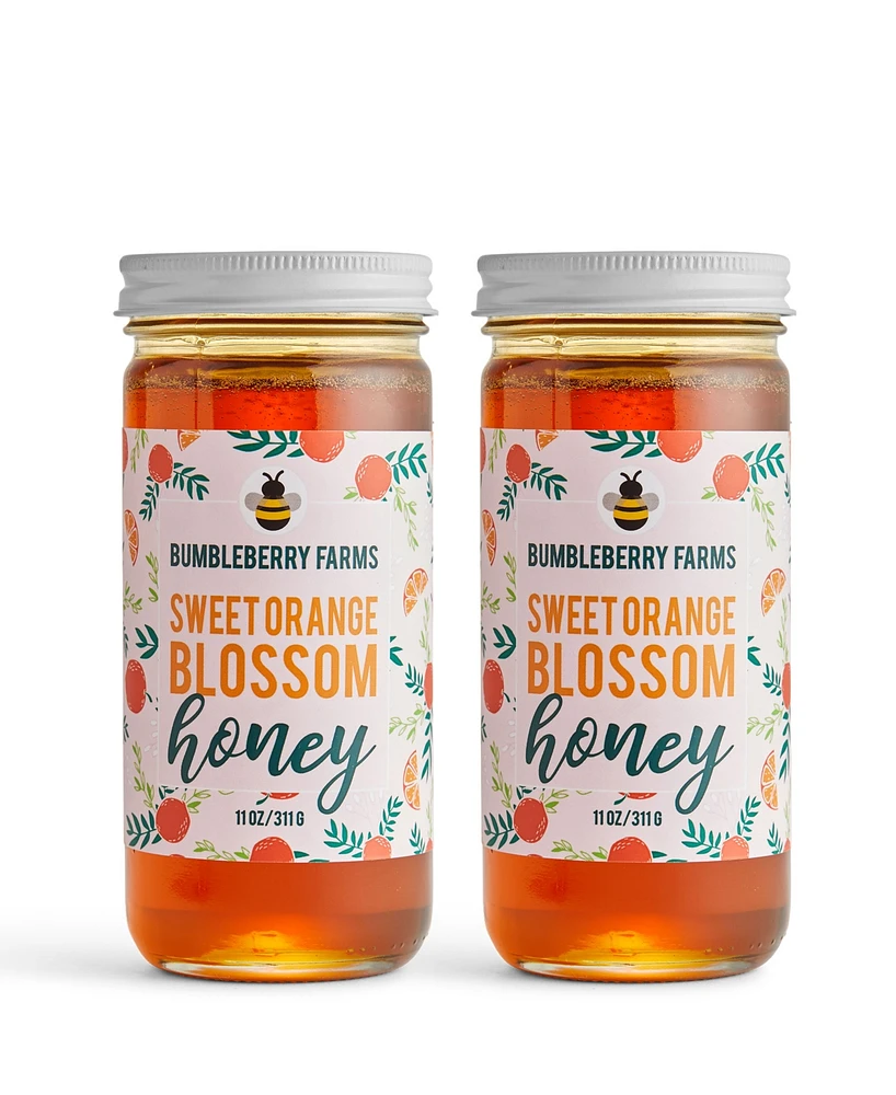 Bumbleberry Farms Orange Blossom Honey Set of 2