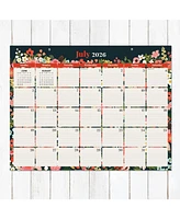 2026 Floral Large Desk Pad Monthly Blotter Calendar