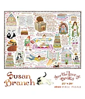 1000 Piece Books & Cats Susan Branch Jigsaw Puzzle