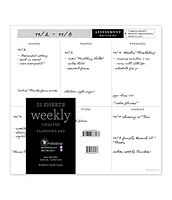 Executive Weekly Square Schedule Pad