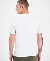 Hugo by Boss Men's Dobero Short Sleeve Crewneck Dog Fangs Graphic T-Shirt