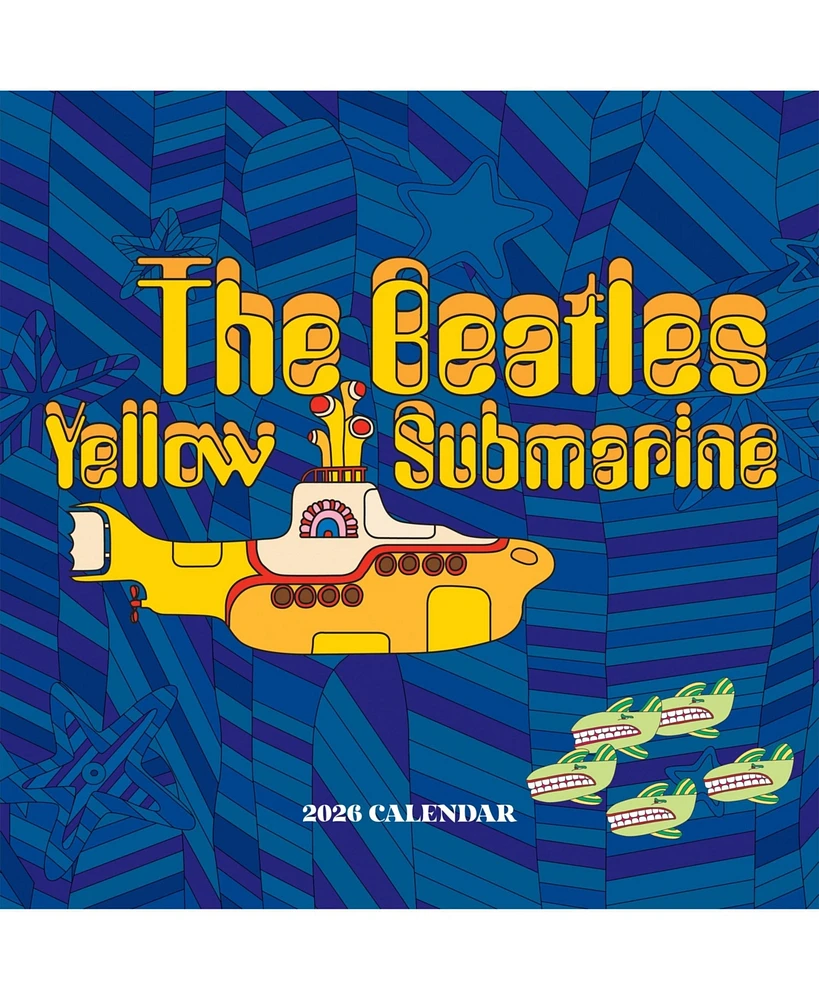 2026 The Beatles: Yellow Submarine Wall Calendar