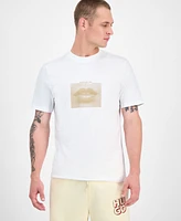 Hugo Boss Men's Deterni Short Sleeve Crewneck Lips Graphic T-Shirt
