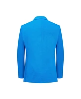 Elie Balleh Boys Royal Blue Slim Fit Classic Blazer