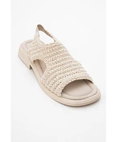 Weave Leather Woven Sandal (Women)