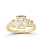 Rachel Zoe 14K Gold Plated Sterling Silver Cocktail Ring