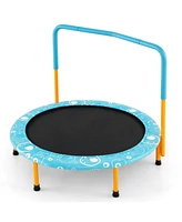 36 Inch Kids Trampoline Mini Rebounder with Full Covered Handrail