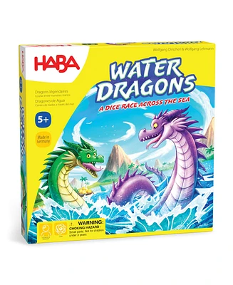 Haba Water Dragons: Kids Board Game and Fast-paced Dice Rolling Family Game
