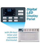 Black+Decker Window Air Conditioner 10,000 Btu, Ac Window Unit Cools Up to 450 Square Feet, Window Ac Unit with Remote Control, 3 Cooling Speeds and F