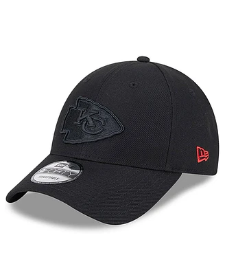New Era Men's Black Kansas City Chiefs Momentum 9FORTY Adjustable Snapback Hat