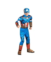 Jazwares Big Boys and Girls Captain America Qualux Costume