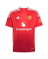 Adidas Big Boys and Girls Rasmus Hojlund Red Manchester United 2024/25 Home Replica Player Jersey