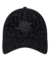 New Era Women's Black Miami Dolphins Flair 9TWENTY Adjustable Hat