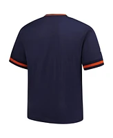 Mitchell & Ness Men's Navy Detroit Tigers Big Tall V-Neck T-Shirt