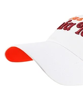 '47 Brand Women's White Virginia Tech Hokies Pensacola Clean Up Adjustable Hat