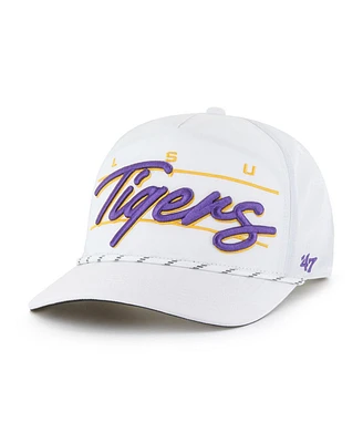 '47 Brand Men's White Lsu Tigers Condor Hitch brrr° Adjustable Hat
